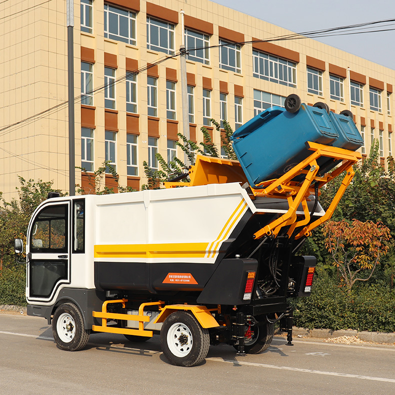 中国后装式电动垃圾清运车厂家China rear mounted electric garbage truck manufacturer.jpg